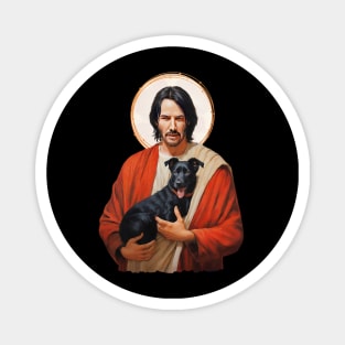 Saint keanu reeves Magnet